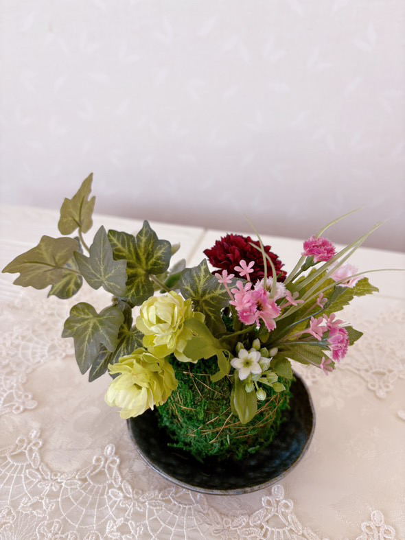 高師ホール　こけ玉作り体験セミナー